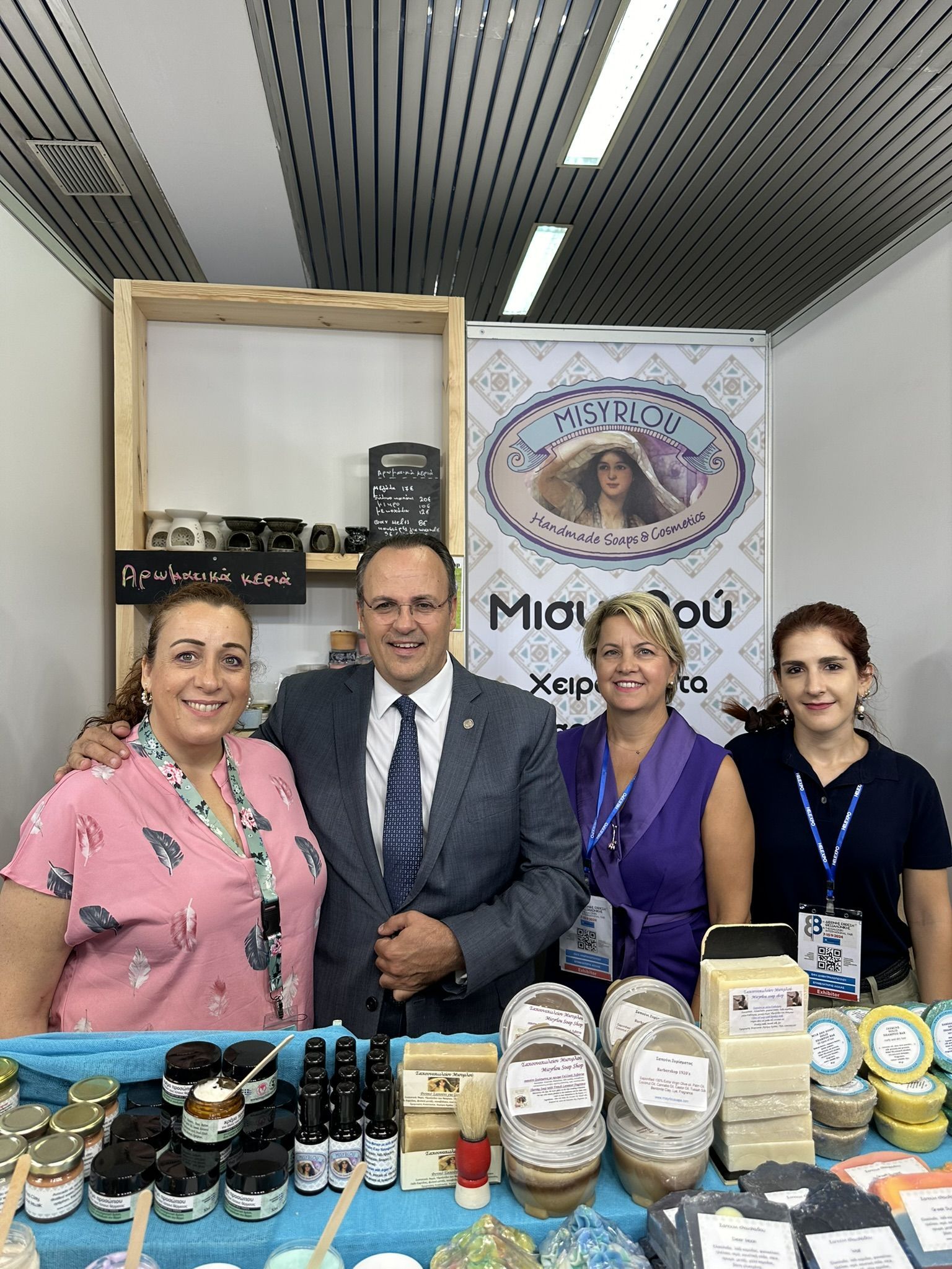 Το Επιμελητήριο Αχαϊας στην ΔΕΘ – Ο Πρόεδρος κ. Πλάτωνας Μαρλαφέκας στα περίπτερα των Αχαϊκών επιχειρήσεων