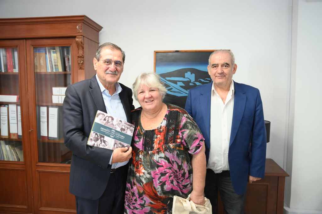 Στην Πάτρα η Δρ. Αλέιδα Γκεβάρα συναντήθηκε με τον Δήμαρχο Πατρέων Κώστα Πελετίδη