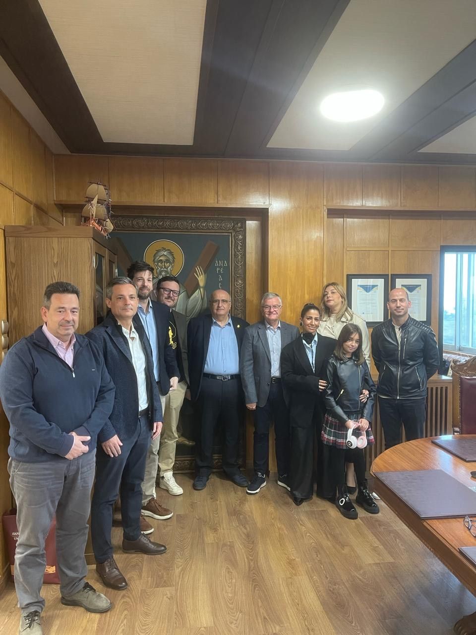 Αντώνης Κουνάβης: Συνάντηση με τον Πρύτανη του Πανεπιστημίου Πατρών