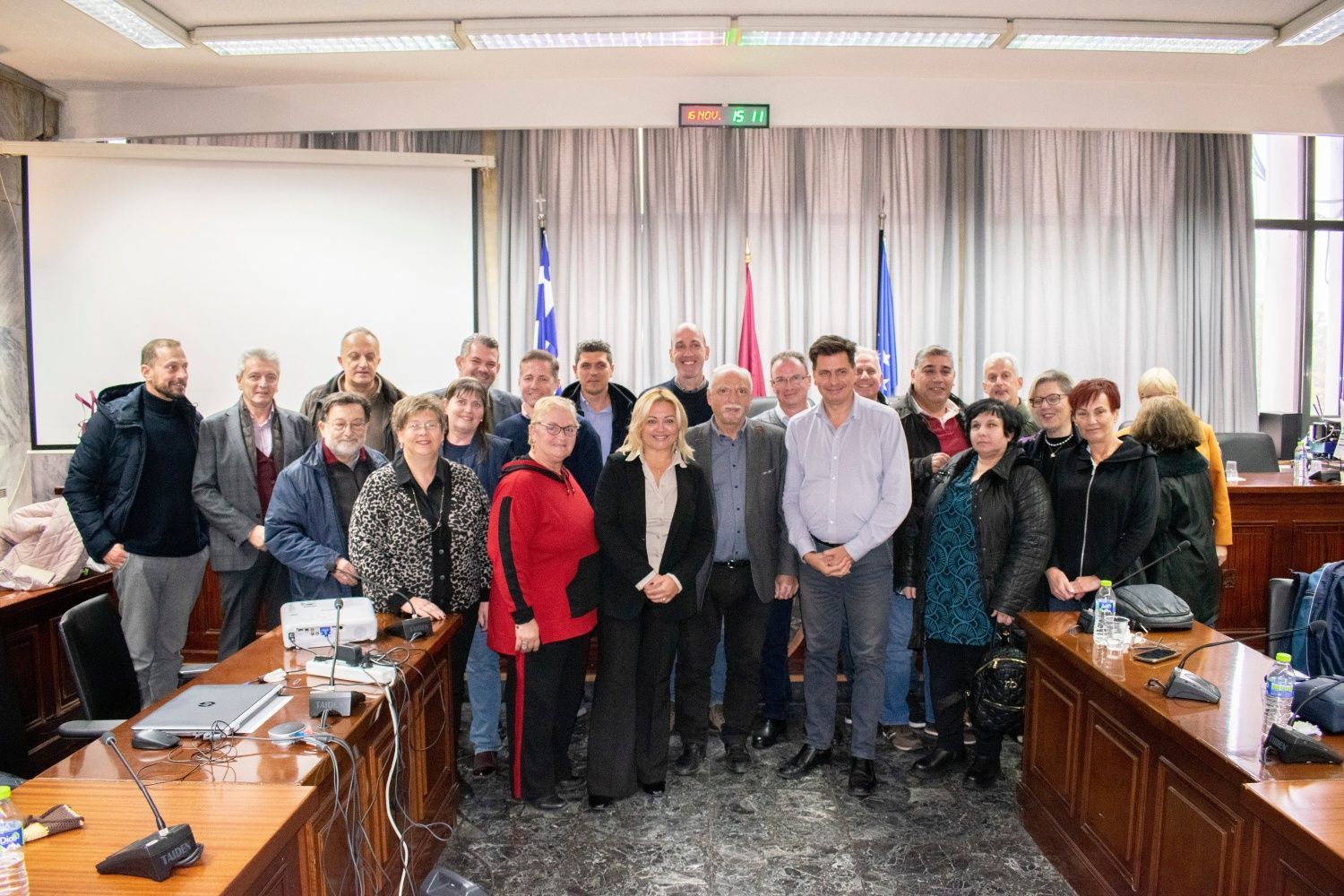 Αντιπροσωπεία του σπιράλ στη Λάρισα – Συναντήσεις Ψωμά με δημάρχους Λάρισας και Αγιάς και Περιφερειάρχη Θεσσαλίας