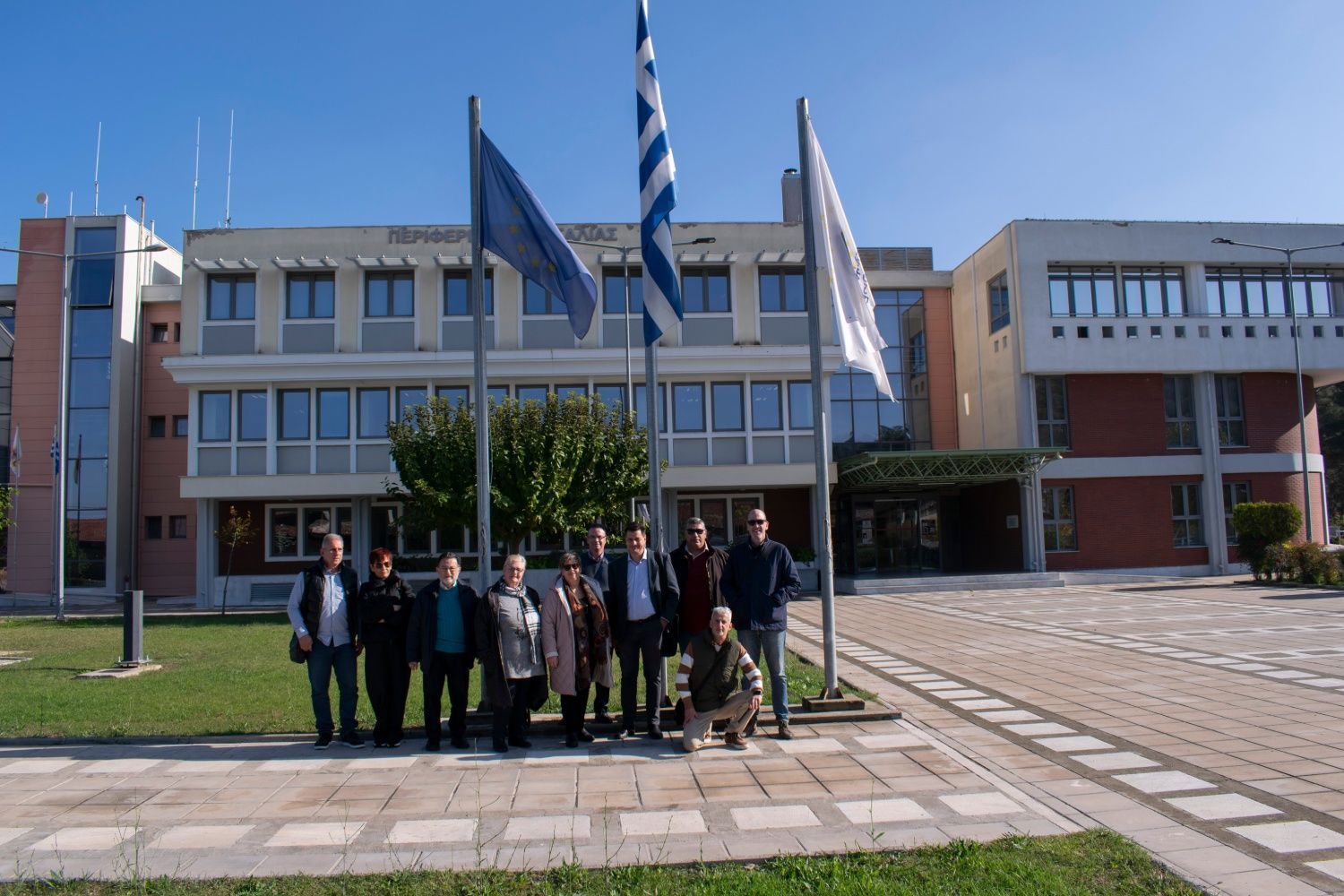 Αντιπροσωπεία του σπιράλ στη Λάρισα – Συναντήσεις Ψωμά με δημάρχους Λάρισας και Αγιάς και Περιφερειάρχη Θεσσαλίας