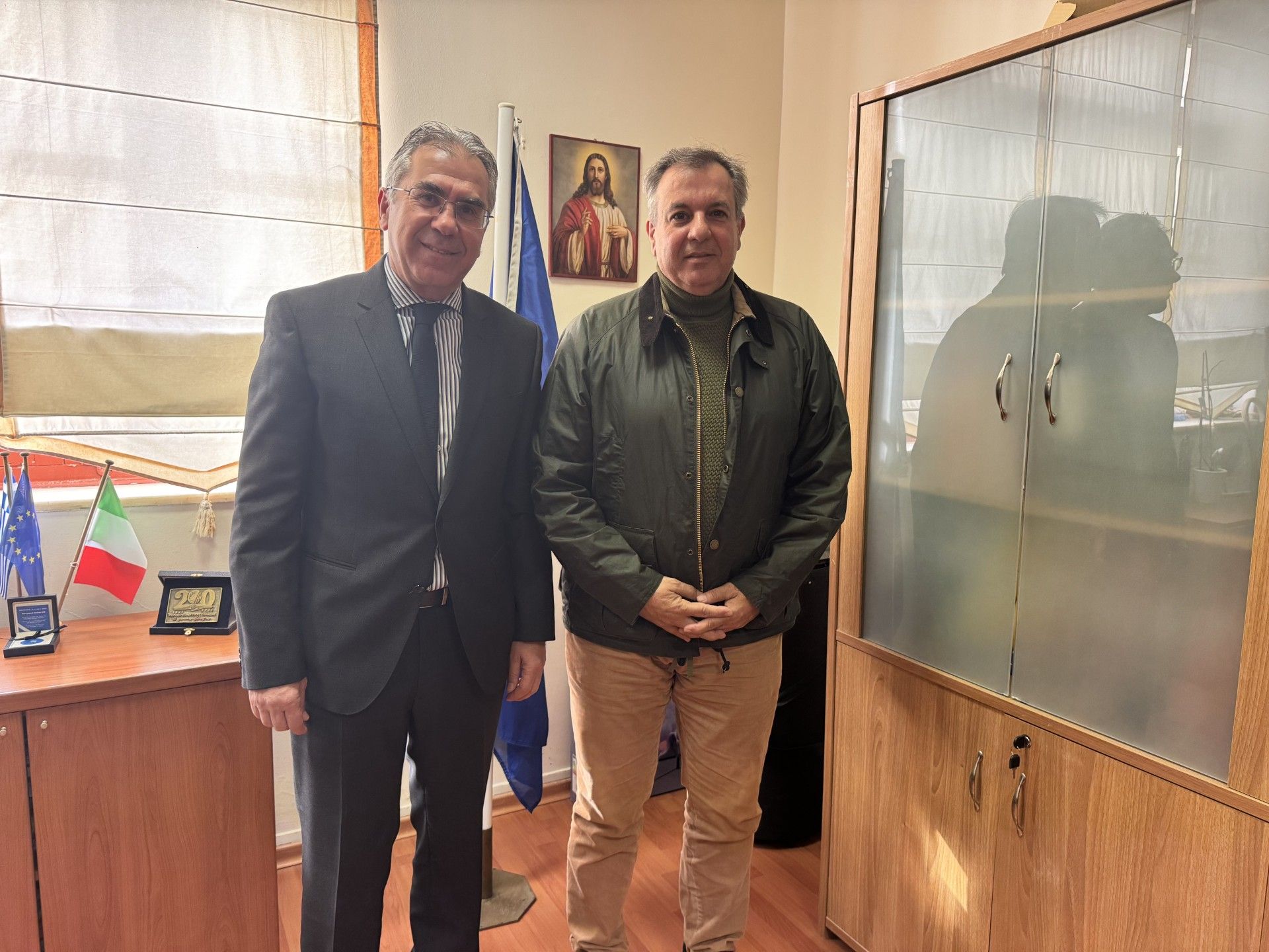 Επίσκεψη Υποψηφίου Προέδρου Επιμελητηρίου Αχαΐας κ. Αντώνη Ποταμίτη στον Δήμο Ερυμάνθου – Συνάντηση με τον Δήμαρχο κ. Θεόδωρο Μπαρή