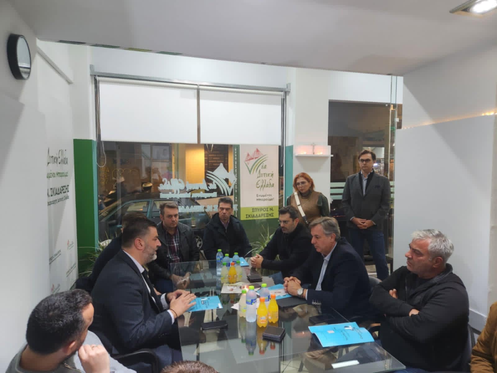 Επίσκεψη του Υποψήφιου Προέδρου του Επιμελητηρίου Αχαΐας Αντώνη Ποταμίτη στα γραφεία της περιφερειακής παράταξης «Νέα Δυτική Ελλάδα»