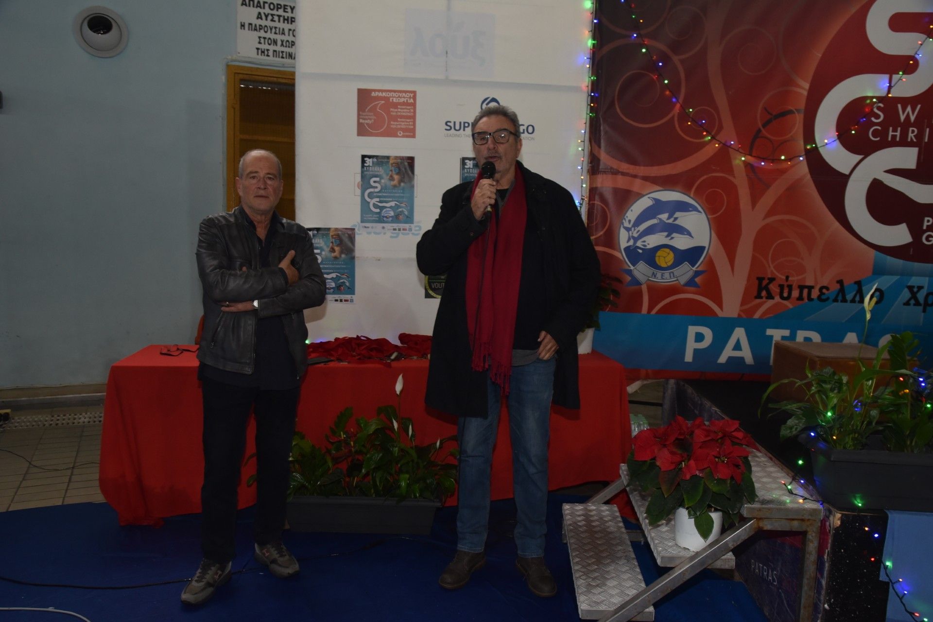 Ο Αντιδήμαρχος Τάκης Πετρόπουλος στο 31ο τουρνουά Χριστουγέννων της ΝΕΠ