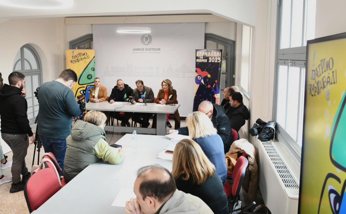 Συνέντευξη Τύπου για το Πατρινό Καρναβάλι 2025 στο Δημαρχείο Πατρών