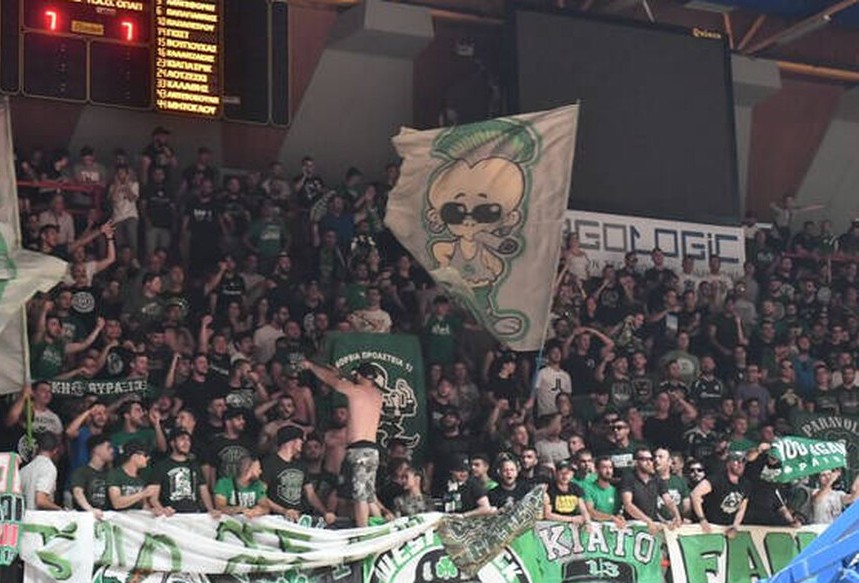 Εντυπωσιακοί οι Φίλαθλοι του Παναθηναϊκού στην Πάτρα