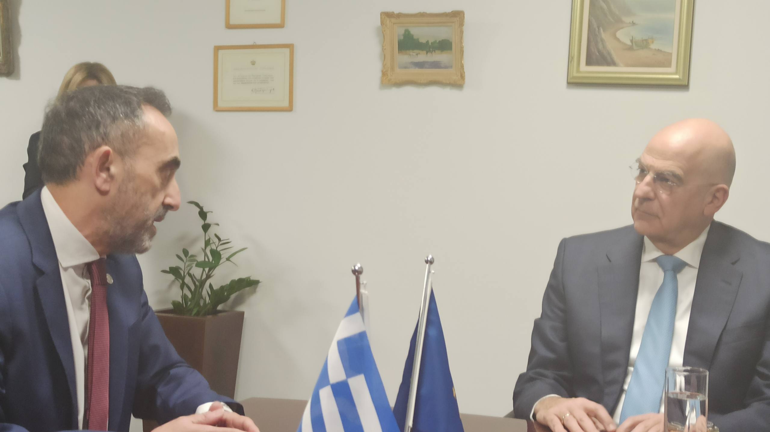 Επίσκεψη του Υπουργού Εθνικής Άμυνας κ. Νίκου Δένδια στο Επιμελητήριο Αχαΐας