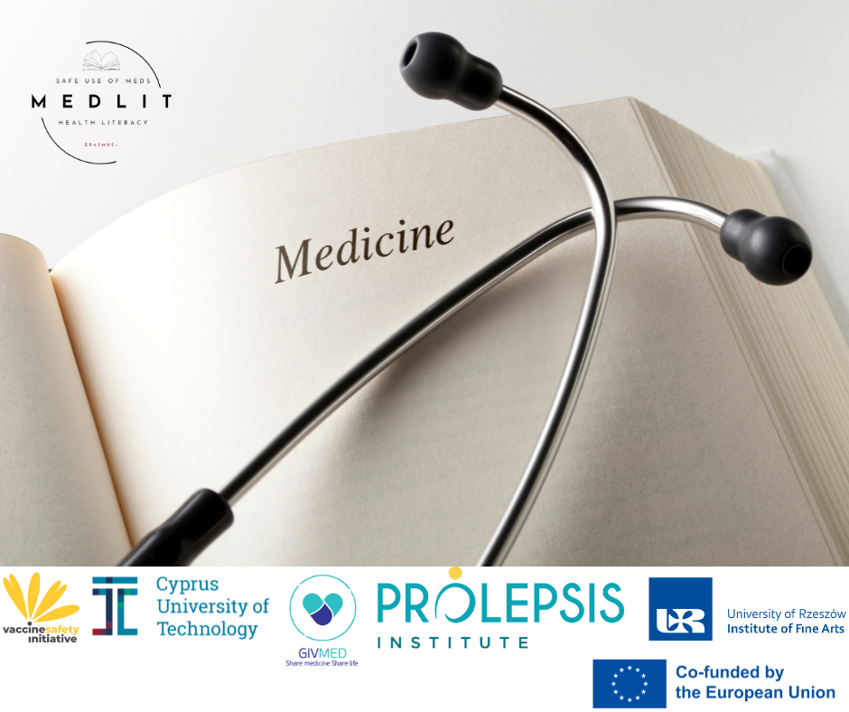 Ευρωπαϊκό σχέδιο MedLit: Εκπαίδευση για την Ασφαλέστερη Χρήση Φαρμάκων και τη Βελτίωση του Εγγραμματισμού Υγείας