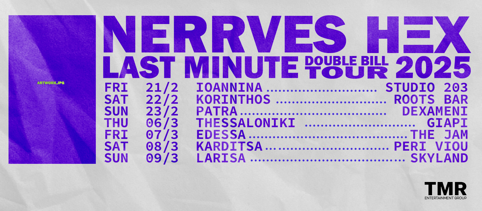 Nerrves & HEX live στην Πάτρα