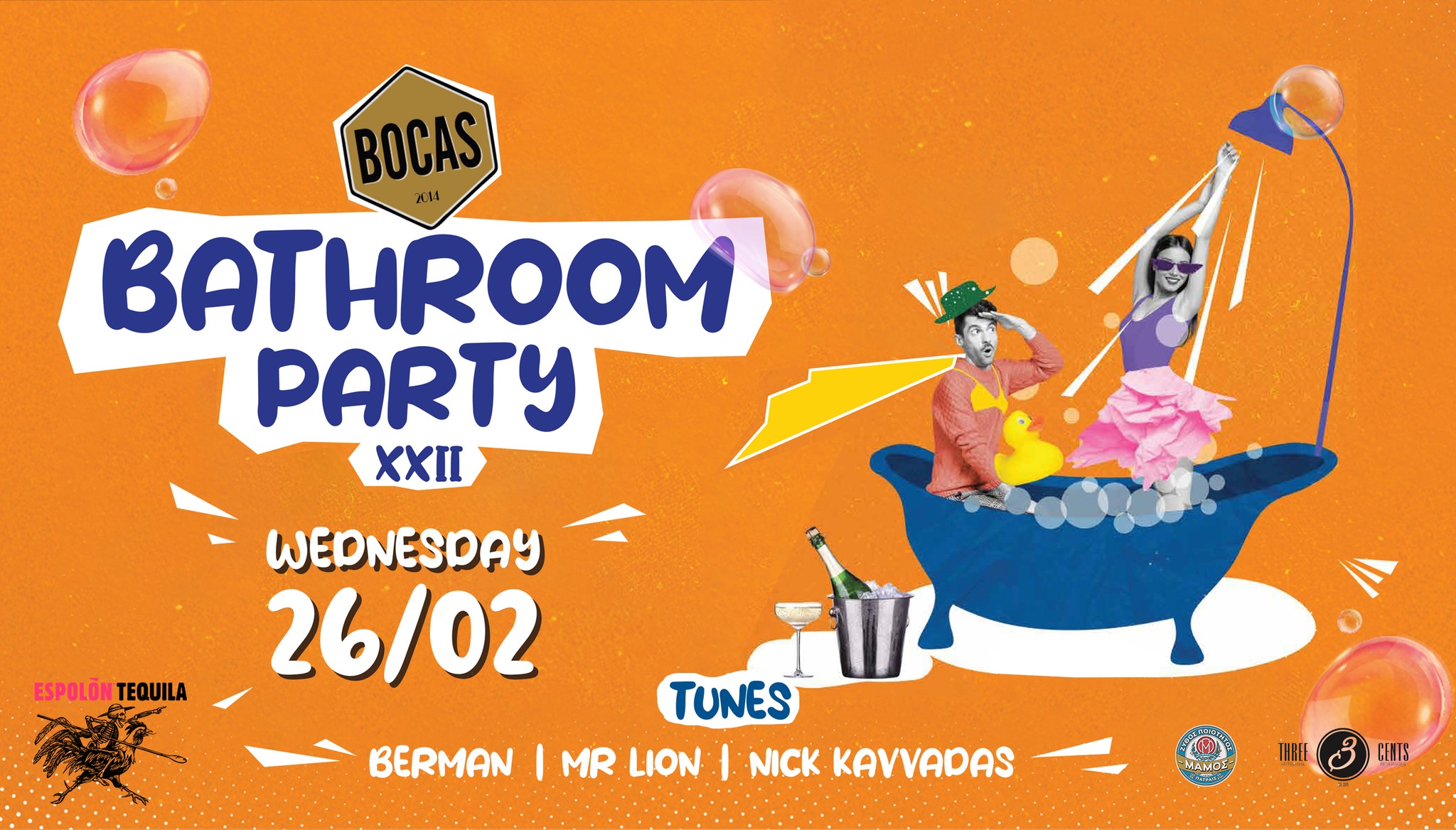 Bathroom Party στο Bocas the Bar