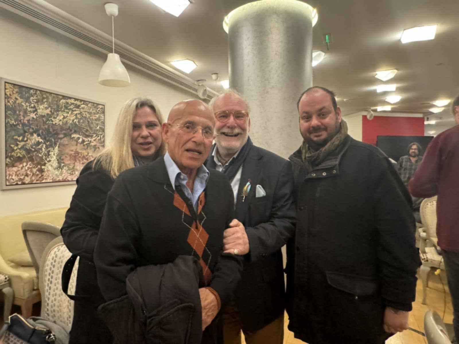 Ο ποιητής Αντώνης Σκιαθάς στο Ίδρυμα Θεοχαράκη