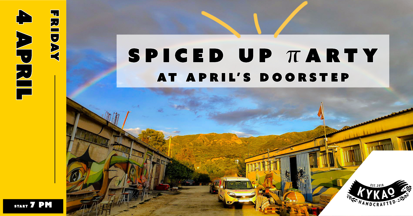“Spiced up Πarty at April’s doorstep” στο KYKAO – Handcrafted