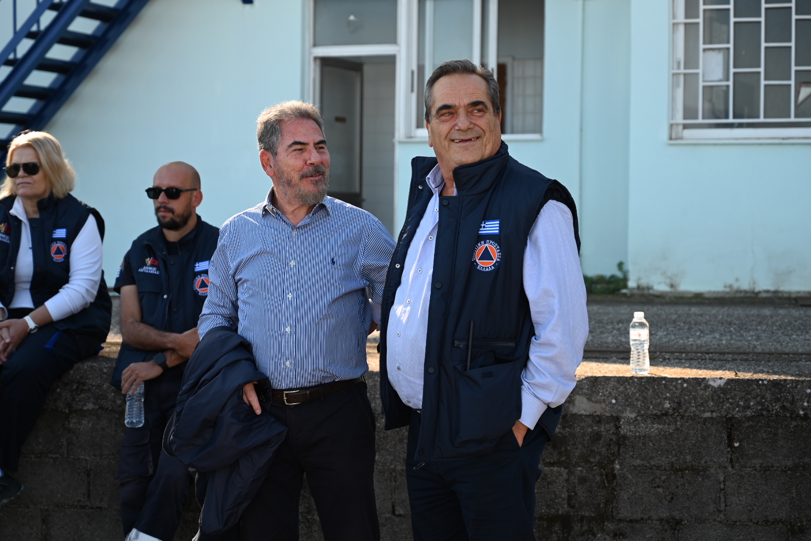 Έλεγχος υλικών καταπολέμησης ρύπανσης στο παλιό λιμάνι Αιγίου, με χρήση πλωτών φραγμάτων