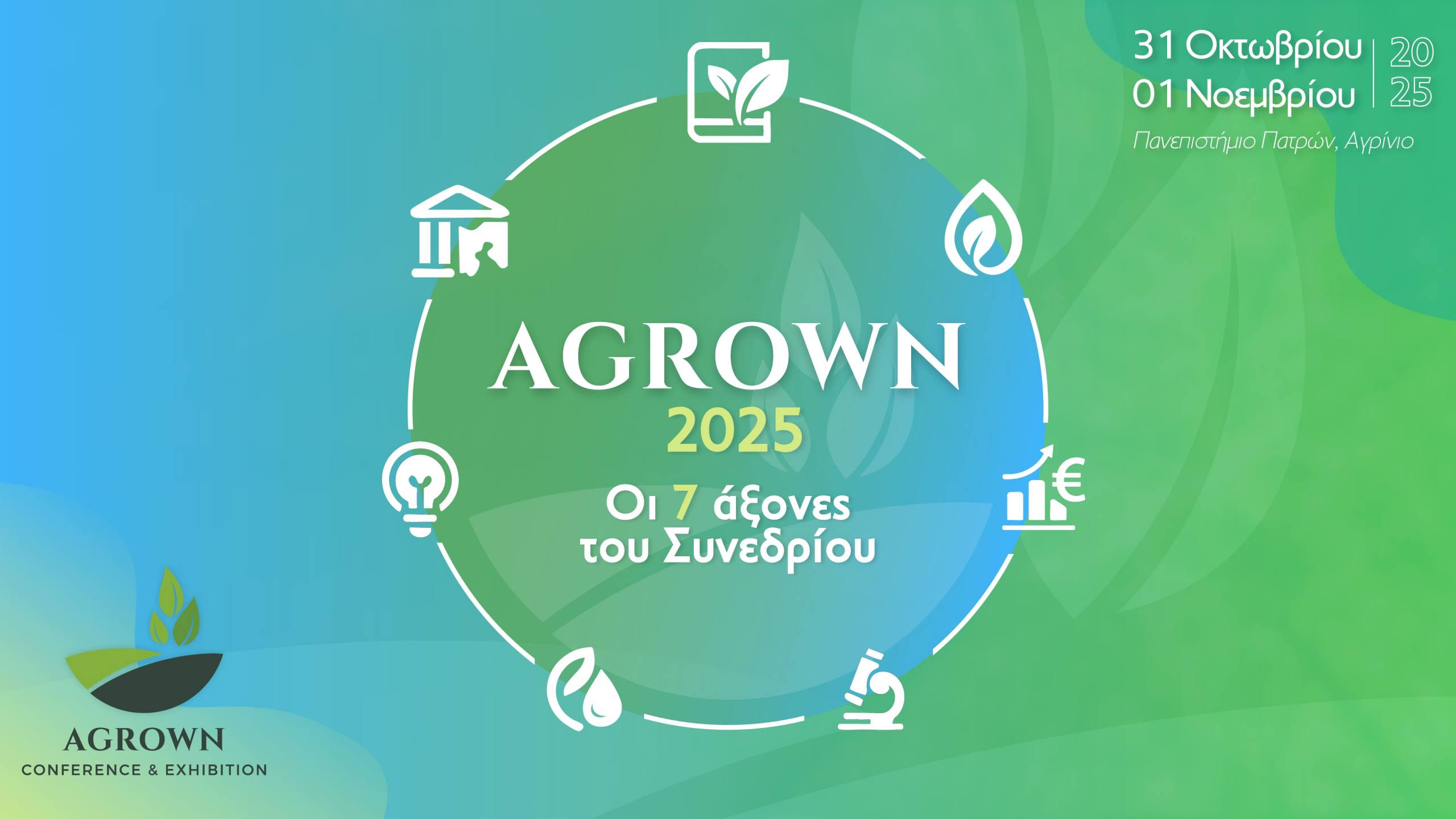 Οι 7 θεματικοί άξονες του AGROWN 2025