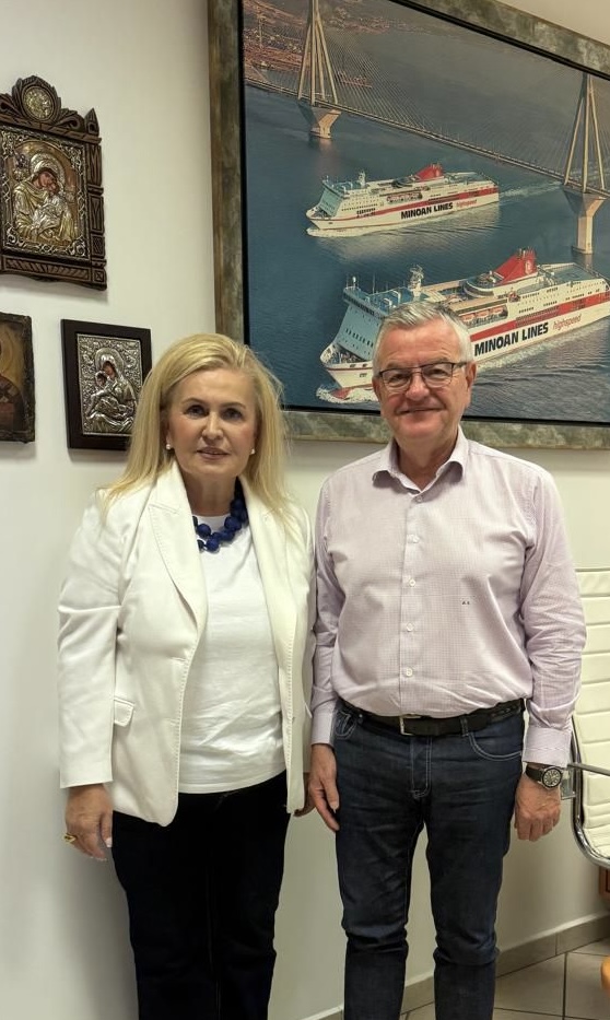Εκλογές ΔΕΕΠ ΝΔ Αχαϊας: Η Ευγενία Θεοδωροπούλου με τον Αντώνη Κουνάβη