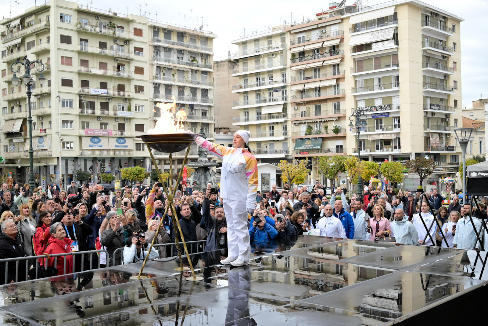 Η υποδοχή της Ολυμπιακής Φλόγας στην Πάτρα