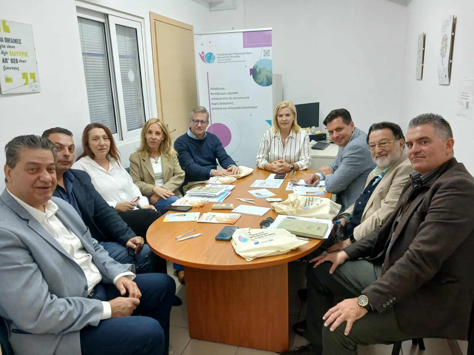 Συνάντηση αντιπροσωπείας του σπιράλ με τη Γεωργία Ντάτσικα