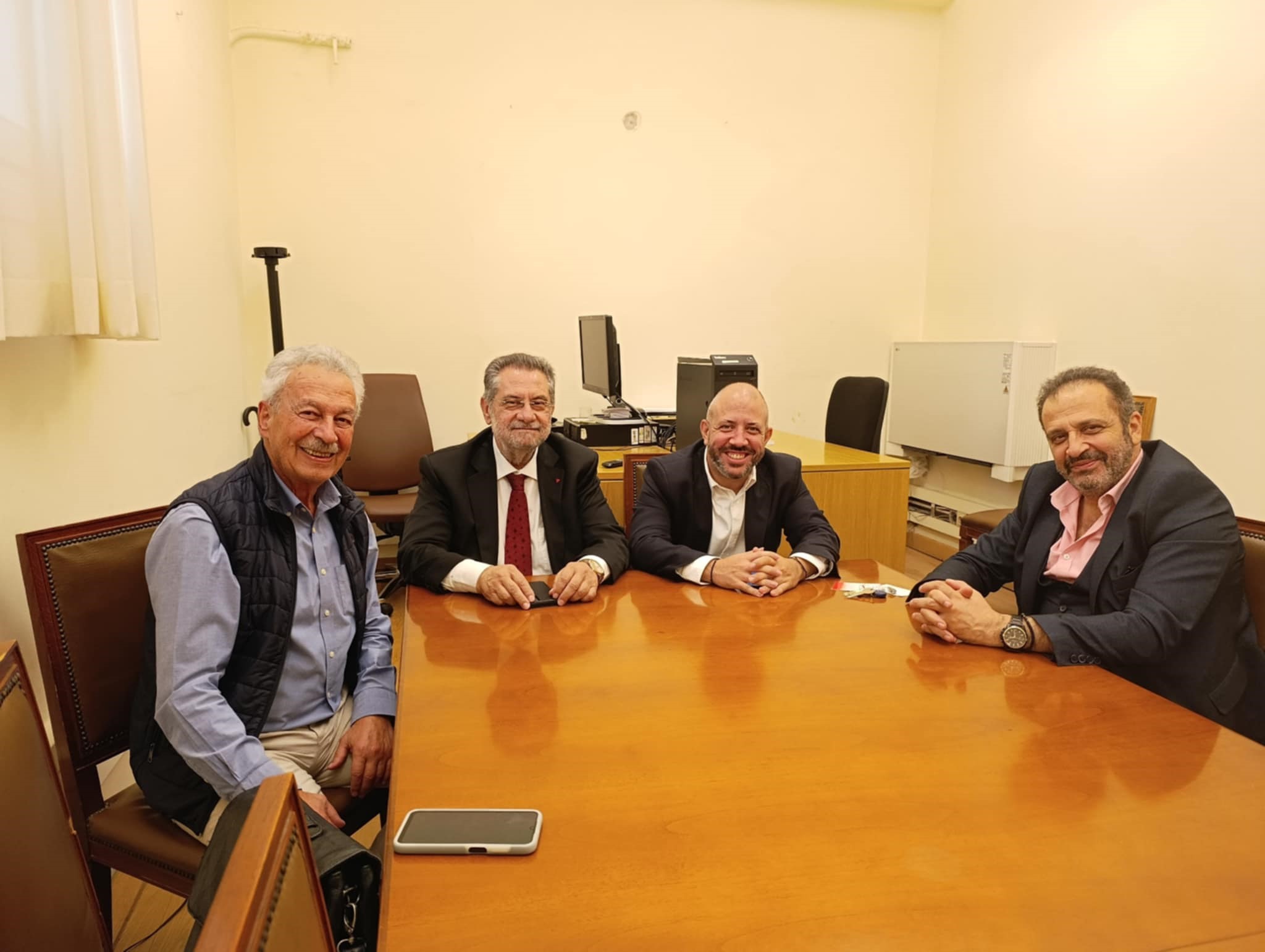 Συνάντηση Ανδρέα Παναγιωτόπουλου και Αλέξανδρου Μεϊκόπουλου με εκπροσώπους του Πανελλαδικού Δικτύου Κέντρων Πρόληψης