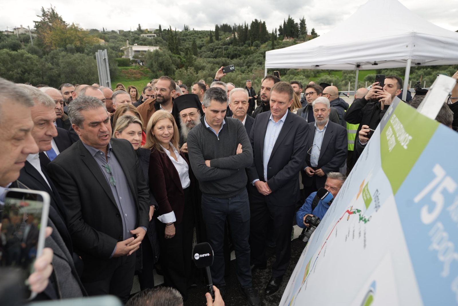 Παράδοση στην κυκλοφορία του τελευταίου τμήματος του Αυτοκινητόδρομου Πάτρα – Πύργος: Μιντιλόγλι – Καμίνια