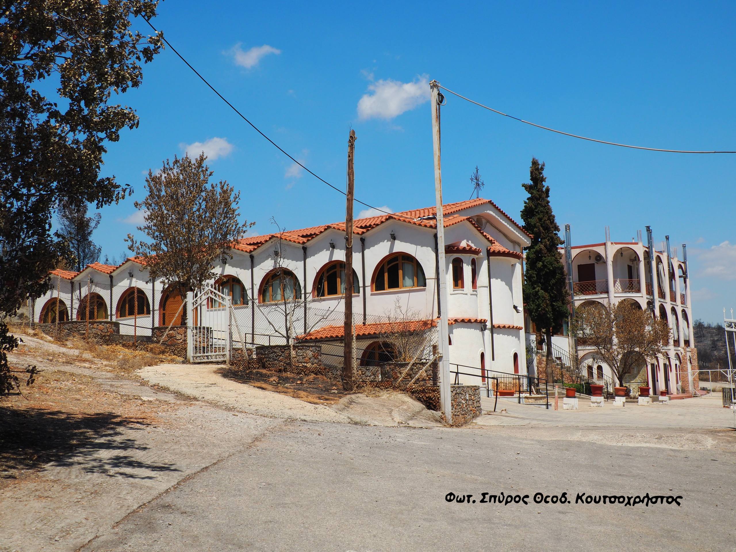 Αδύνατη η πρόσβαση οχημάτων στην Ι.Μονή Ευαγγελιστρίας & Οσίου Δαυίδ Μάνδρας