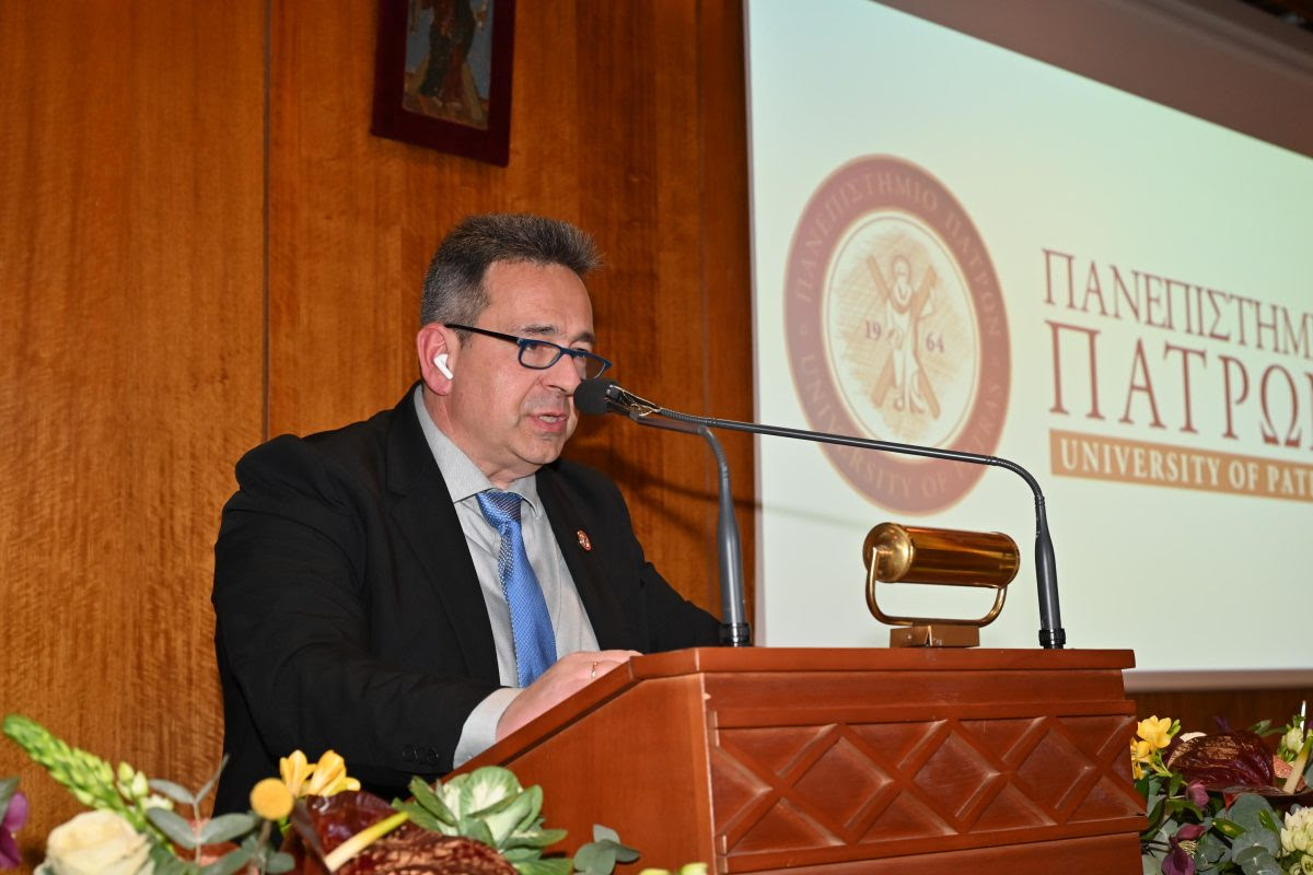 Το Πανεπιστήμιο Πατρών γιόρτασε την Ημέρα των Γραμμάτων ως ζωντανή υπόσχεση μνήμης, ευθύνης και μέλλοντος
