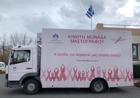 Ελληνική Αντικαρκινική Εταιρεία, Παράρτημα Πάτρας: Δωρεάν Μαστογραφικός Έλεγχος τη Δευτέρα 30 και Τρίτη 31 Μαρτίου