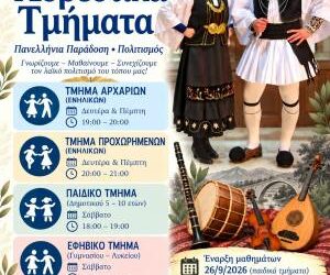 Πανηπειρωτικός Σύλλογος Πατρών: Έναρξη χορευτικών τμημάτων