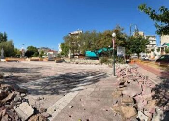 Πάτρα: Ξεκίνησε το έργο ανακατασκευής της πλατείας Ελευθερίας στα Προσφυγικά
