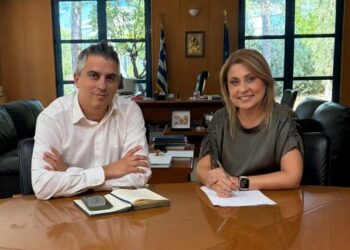 Χριστίνα Αλεξοπούλου: Συνάντηση με τον Χρίστο Δήμα για το μεγάλο έργο της σύνδεσης Ζαρούχλας – Φενεού